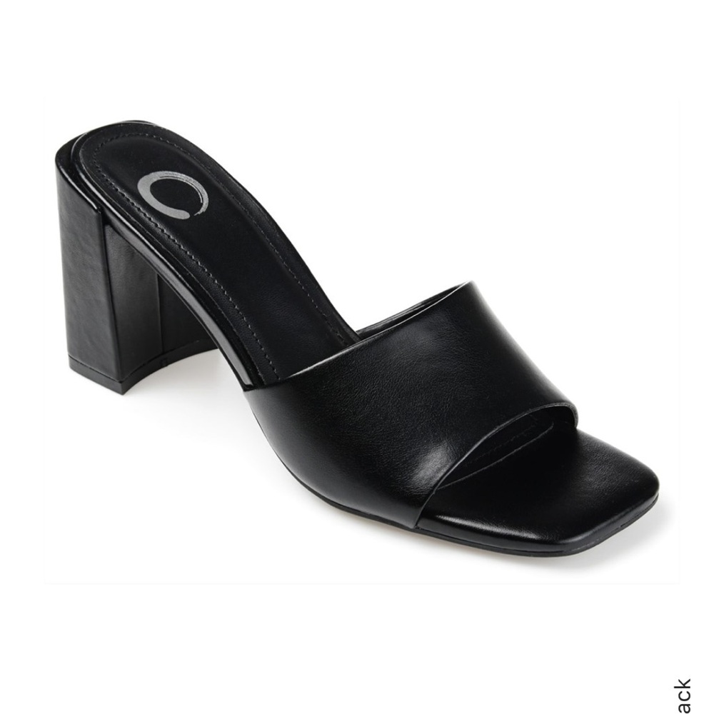 Journee Alisia Block Heel slide sandal